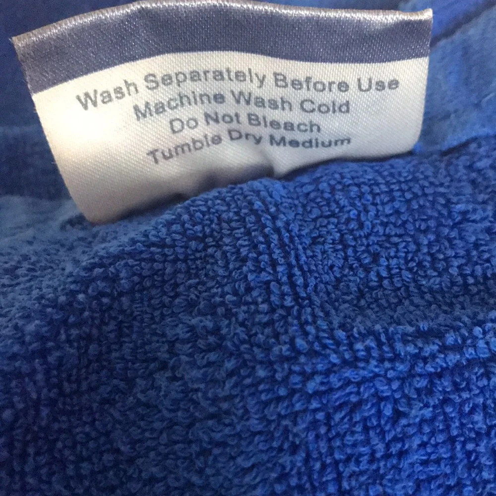 Paul McCartney Freshen Up Blue Beach Towel 2018 2019 Concert 100% Cotton
